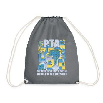 PTA Dealer Neidisch - Turnbeutel - Grau - Vorne