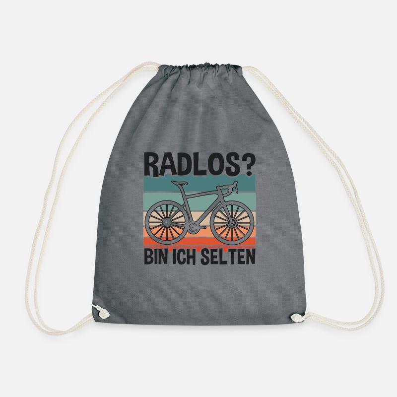 Radlos Radfahrer - Turnbeutel - Grau