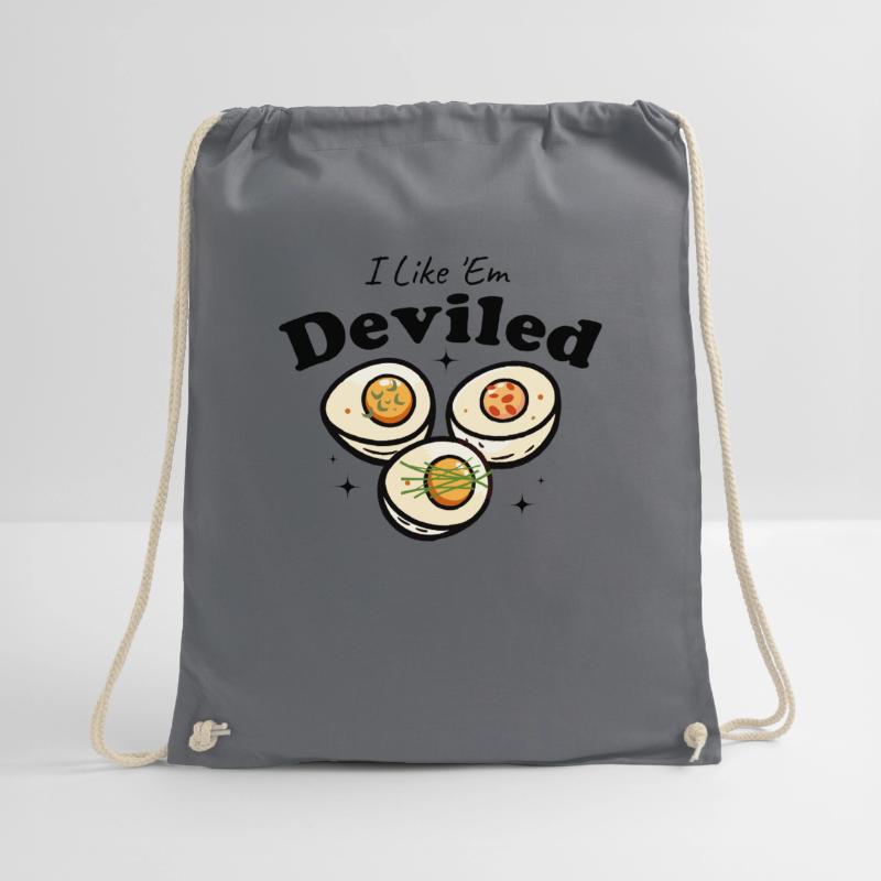 I liked Em Deviled Thanksgiving Deviled Eggs. Drawstring Bag