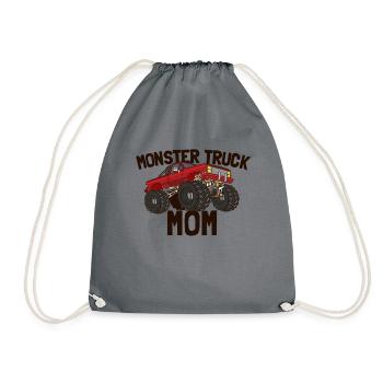Maman Monster Truck - Sac de sport léger - gris - Devant