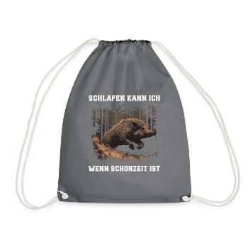 Hunter Closed Season - Drawstring Bag - grey - Front