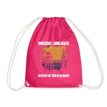 Méfiez-vous des jeunes chasseurs - Sac de sport léger - fuchsia - Devant