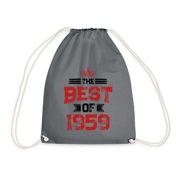 1959 best of - Drawstring Bag - grey - Front