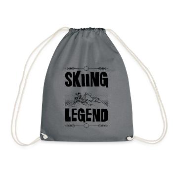Légende du ski - Sac de sport léger - gris - Devant