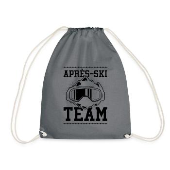 Après Ski Team - Drawstring Bag - grey - Front