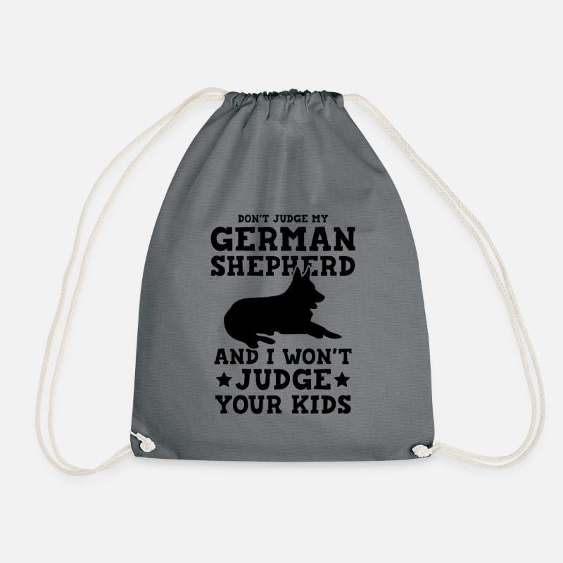 deutscher schäferhund - Turnbeutel - Grau