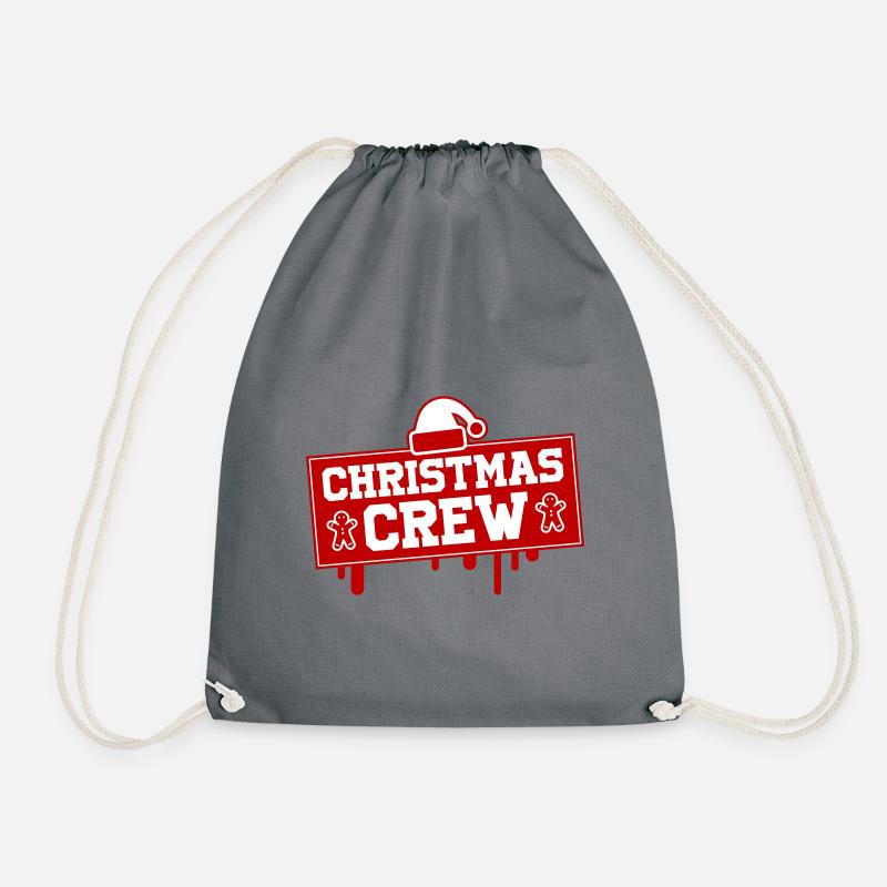 christmas crew - Turnbeutel - Grau