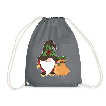 Noël Noël Gnomies - Sac de sport léger - gris - Devant