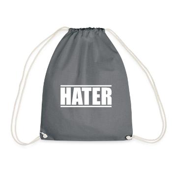 He has - Drawstring Bag - grey - Front