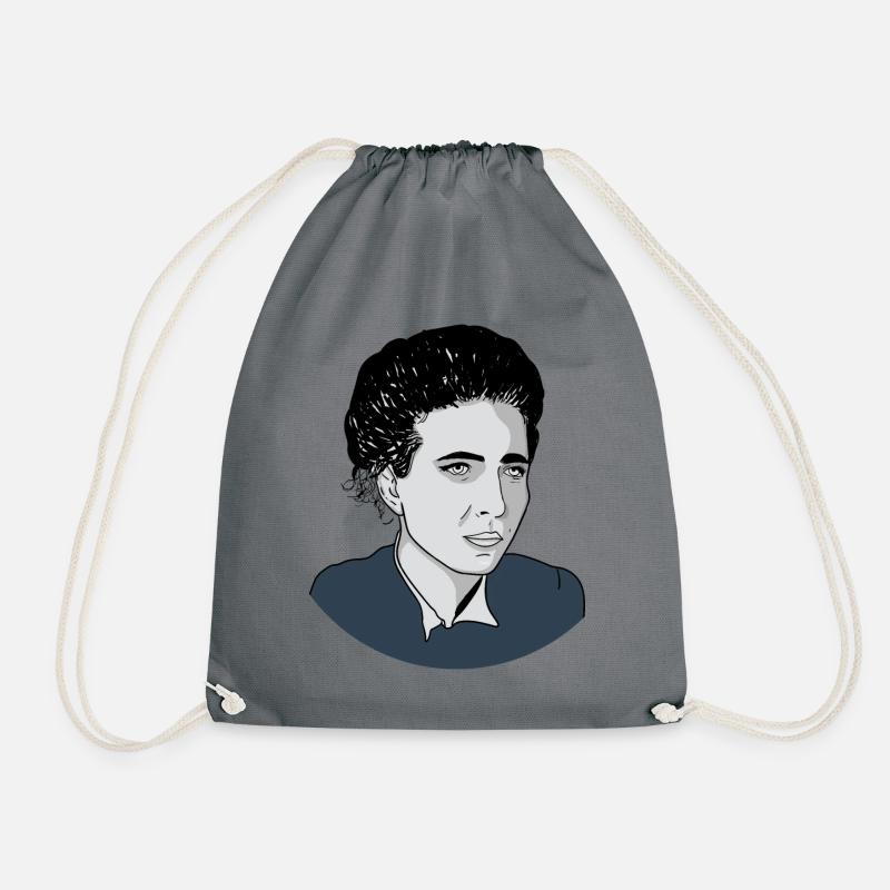 Simone de Beauvoir - Turnbeutel - Grau