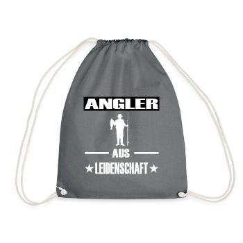 Angeln - Turnbeutel - Grau - Vorne