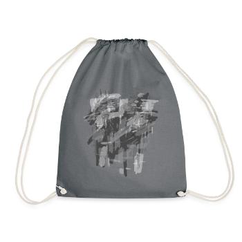 Fond gris - Sac de sport léger - gris - Devant
