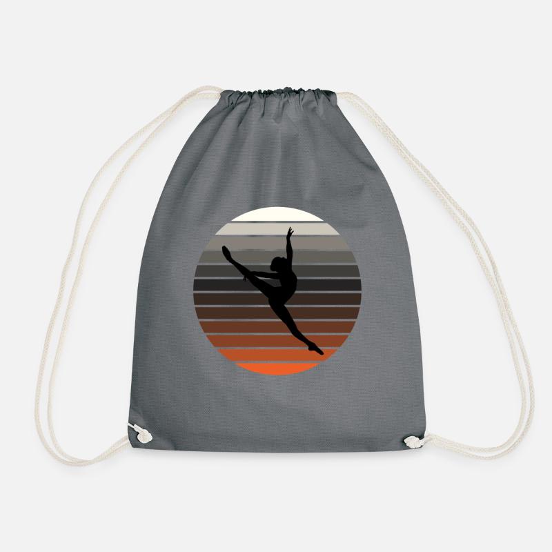 sunset ballett 7 - Turnbeutel - Grau