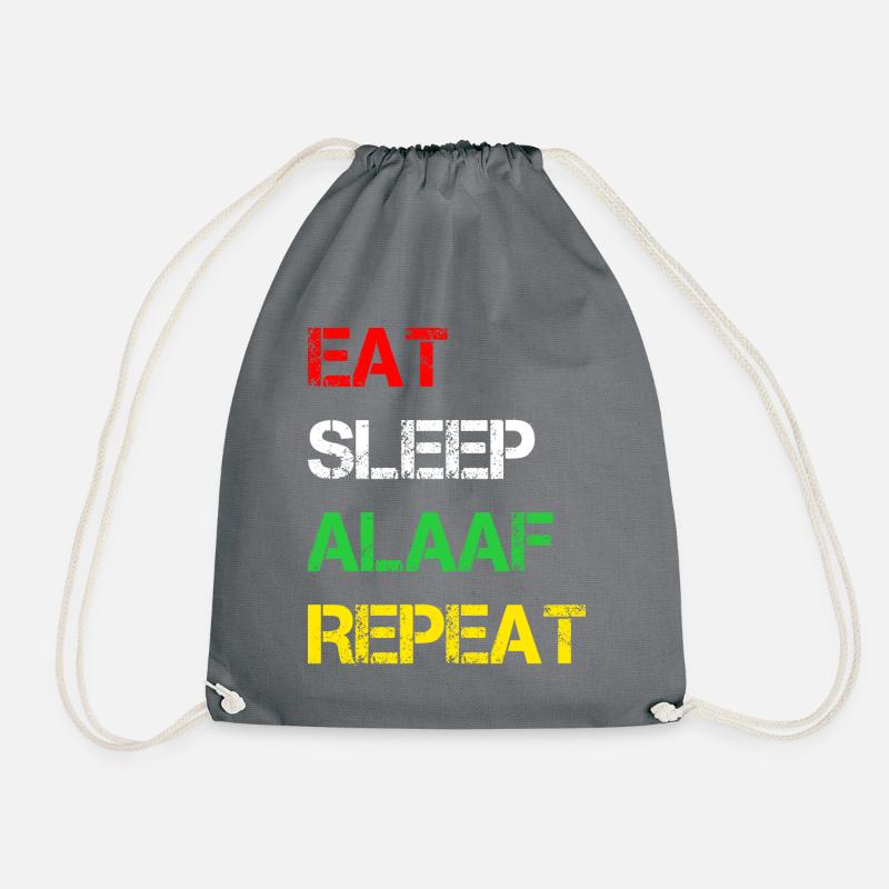 Eat Sleep Alaaf Repeat | Karneval Köln Feiern - Turnbeutel - Grau