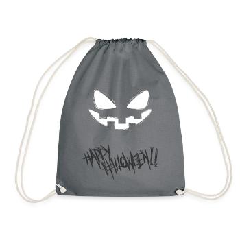 Halloween - Sac de sport léger - gris - Devant
