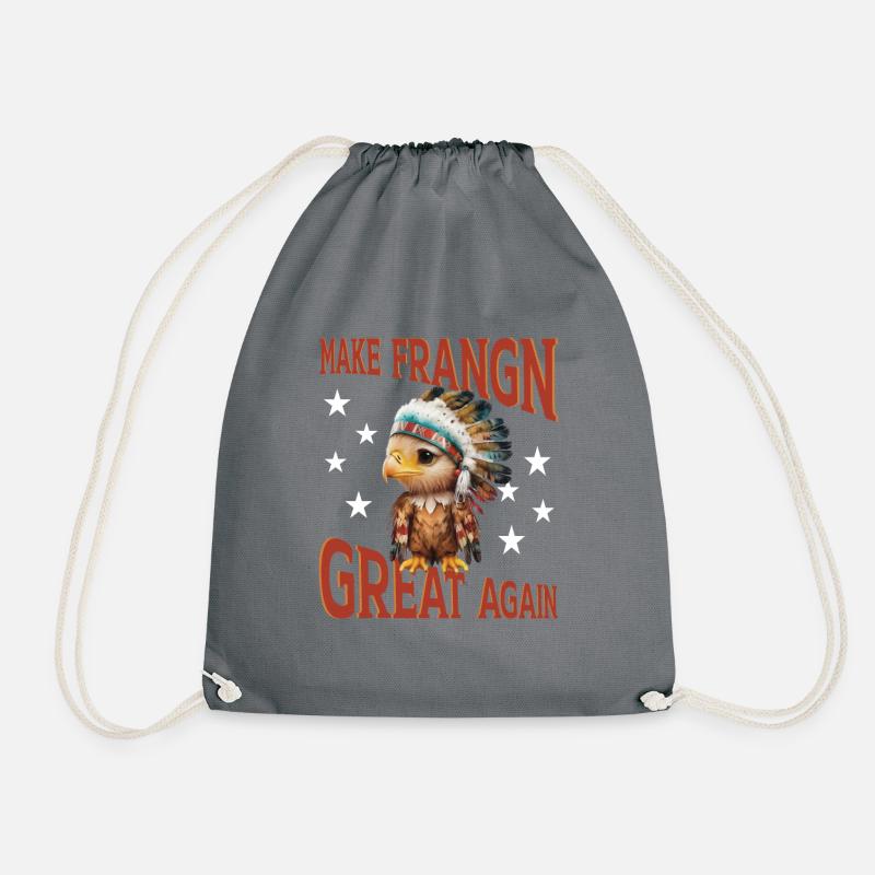 Make Frangn great again - Turnbeutel - Grau