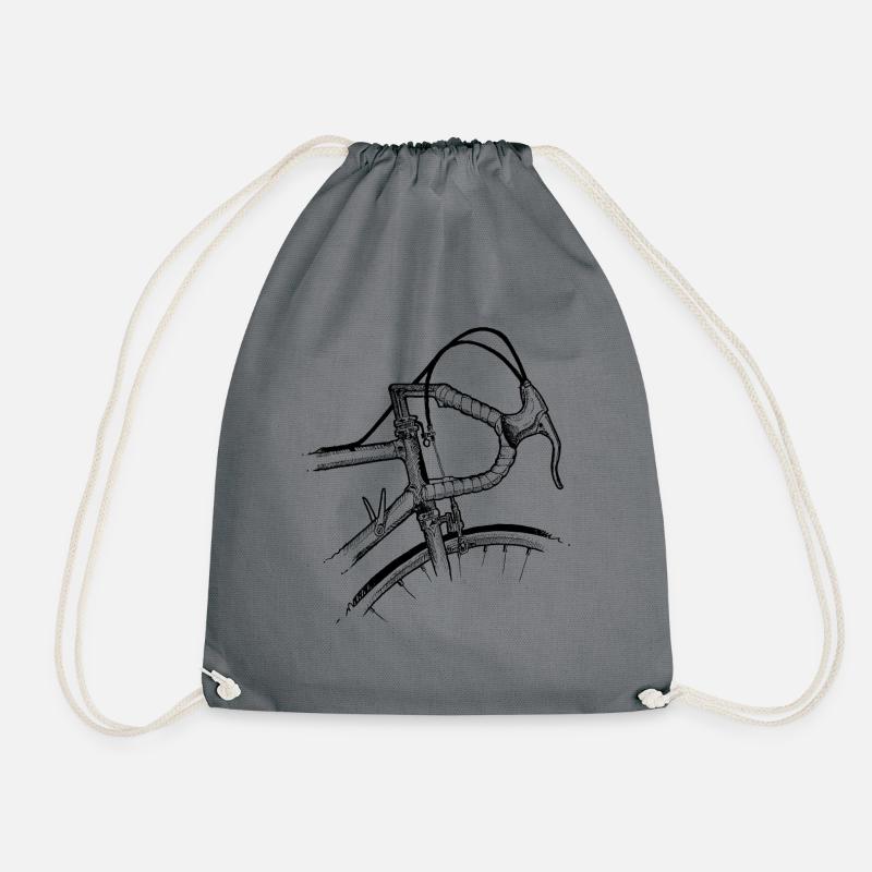 BIANCHI SKETCH - Drawstring Bag - grey