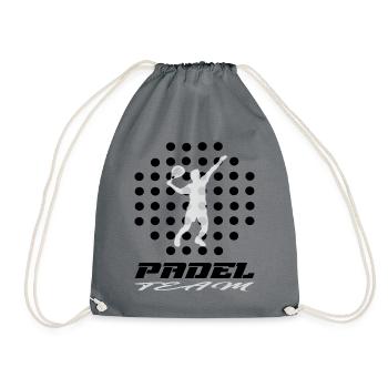 Padel | - Turnbeutel - Grau - Vorne