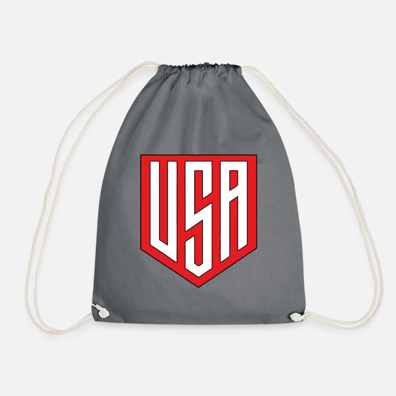 USA - Turnbeutel - Grau