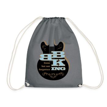 B.B. King - Drawstring Bag - grey - Front