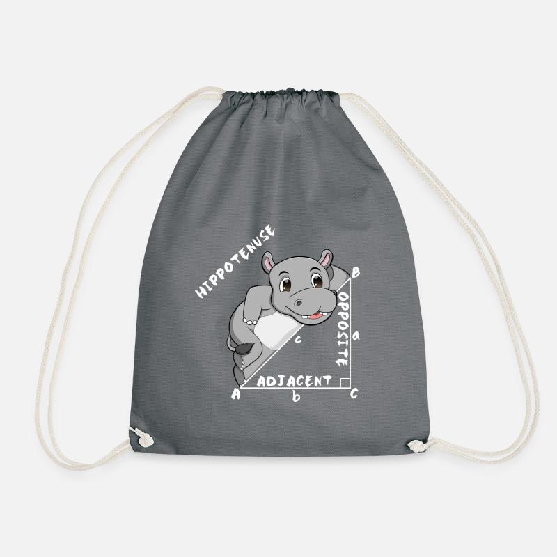 Hippotenuse Cool Fun Shirt Pythagore Math Lovers - Sac de sport léger - gris