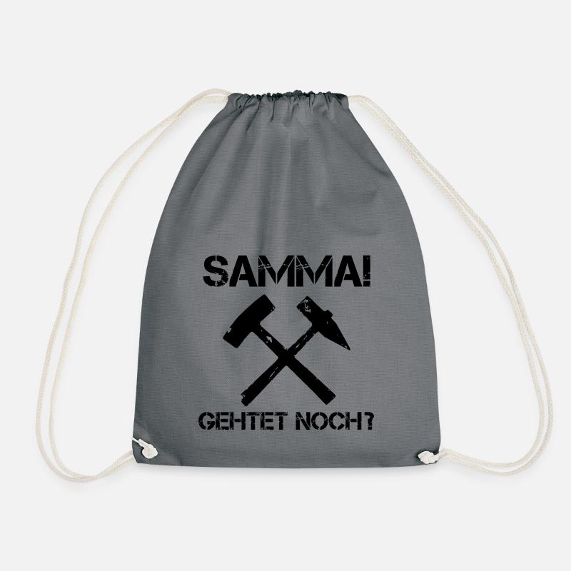 SAMMA! Gehtet noch? - Turnbeutel - Grau
