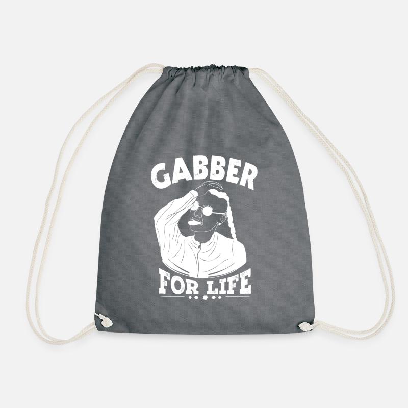 Gabber pour la vie - Sac de sport léger - gris