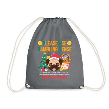 Cadeaux de Noël Noël - Sac de sport léger - gris - Devant