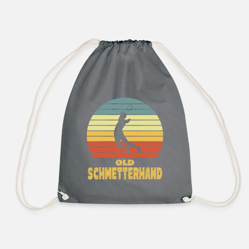 Old Schmetterhand Badminton - Turnbeutel - Grau