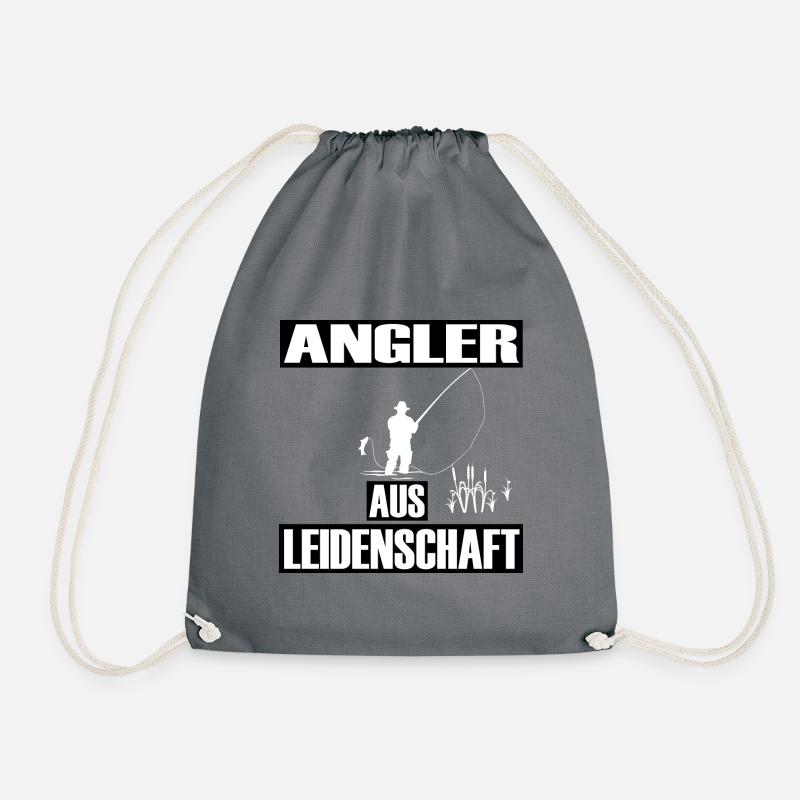 Angeln - Turnbeutel - Grau