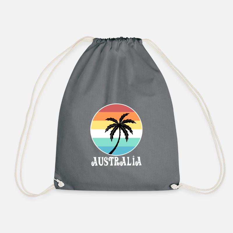 Australie - Sac de sport léger - gris