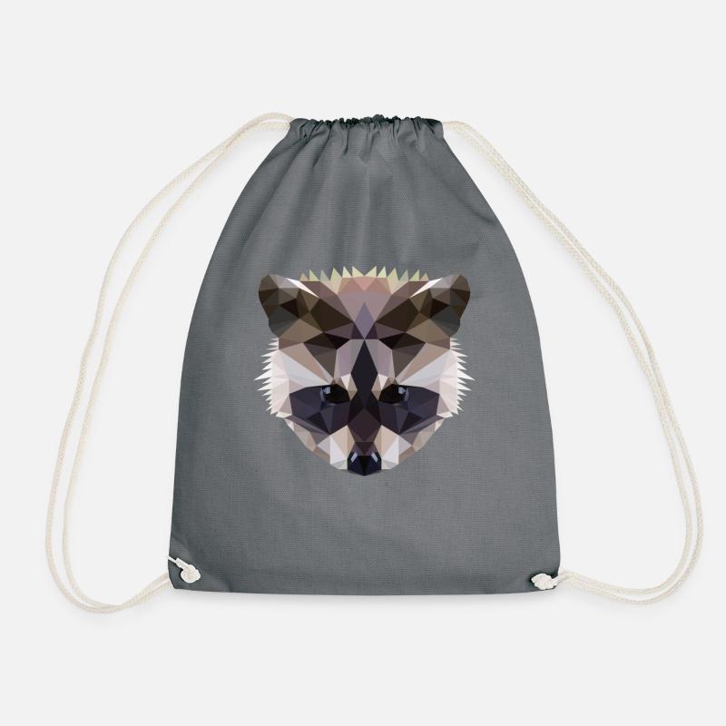 Polygon Waschbaer Racoon - Turnbeutel - Grau
