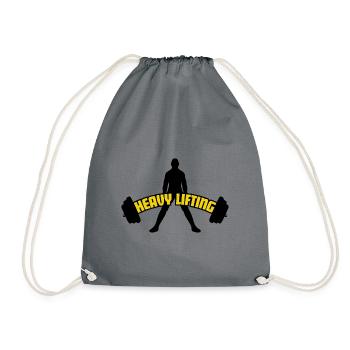Levage de charges lourdes - Sac de sport léger - gris - Devant