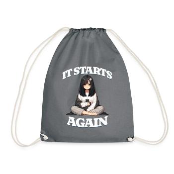 Les règles recommencent - Sac de sport léger - gris - Devant