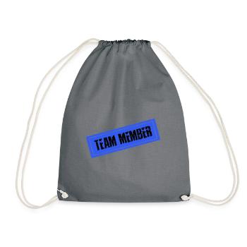 Team Member - Drawstring Bag - grey - Front
