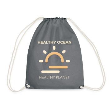 Marine Conservation - Drawstring Bag - grey - Front
