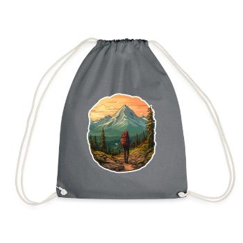 Randonnée à l’aube - Sac de sport léger - gris - Devant