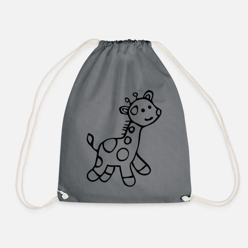 Bébé girafe - Sac de sport léger - gris