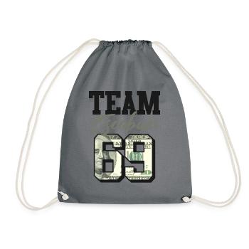 Pablo Escobar "Team Escobar" - Drawstring Bag - grey - Front