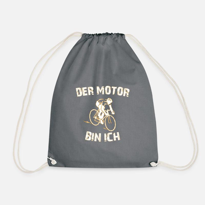 Der Motor bin ich - Turnbeutel - Grau
