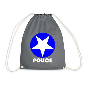 police - Sac de sport léger - gris - Devant