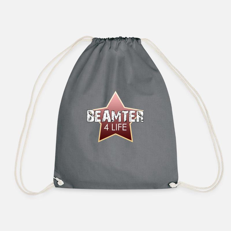 Beamter auf Lebenszeit - Turnbeutel - Grau