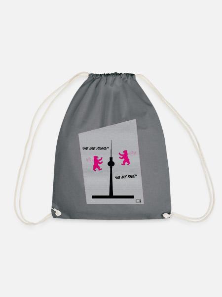 BTN Fan Merch - Turnbeutel - Grau