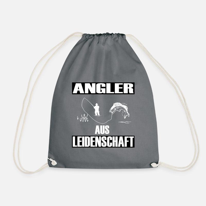 Angeln - Turnbeutel - Grau