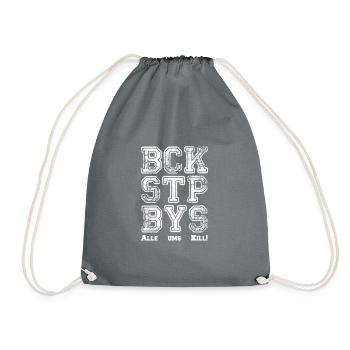 Backstop Boys - 3D Archery - Drawstring Bag - grey - Front