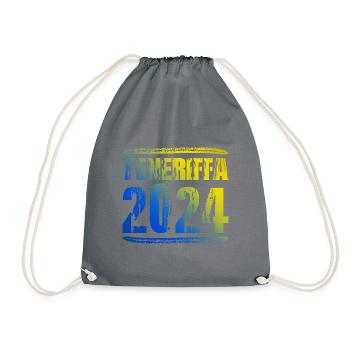 Tenerife 2024 Colorful Holidays - Drawstring Bag - grey - Front