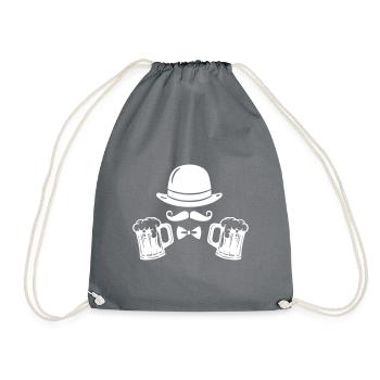 Beer Bachelor Party Party - Drawstring Bag - grey - Front