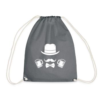 Bière Jga Fête Célibataires - Sac de sport léger - gris - Devant
