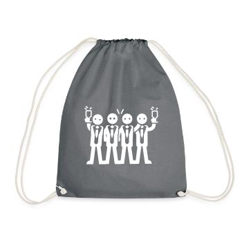Bachelor, Groom, Team, Bachelors - Sac de sport léger - gris - Devant