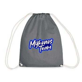 Mykonos Team - Drawstring Bag - grey - Front